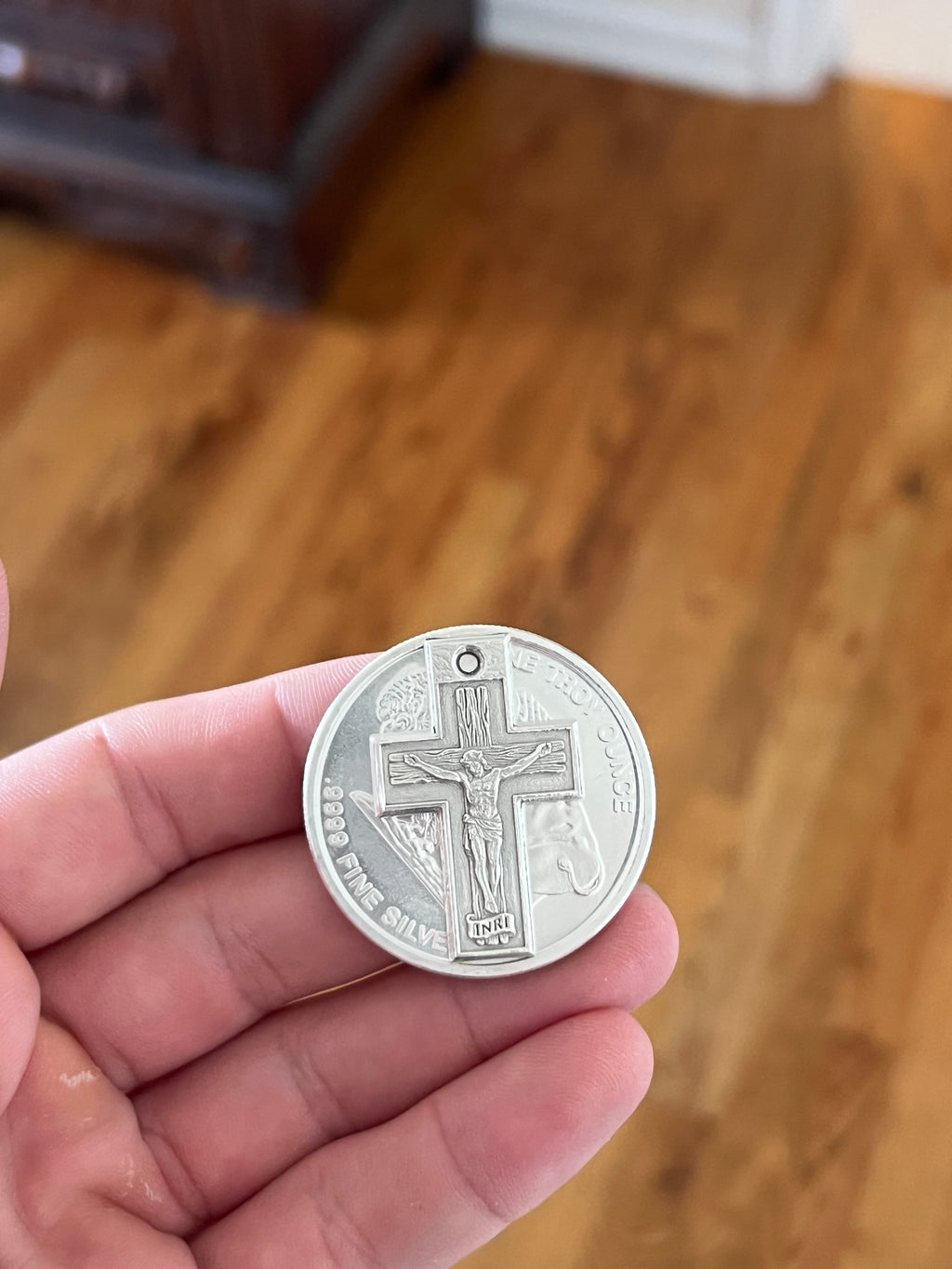 Pure Silver Crucifixion Cross