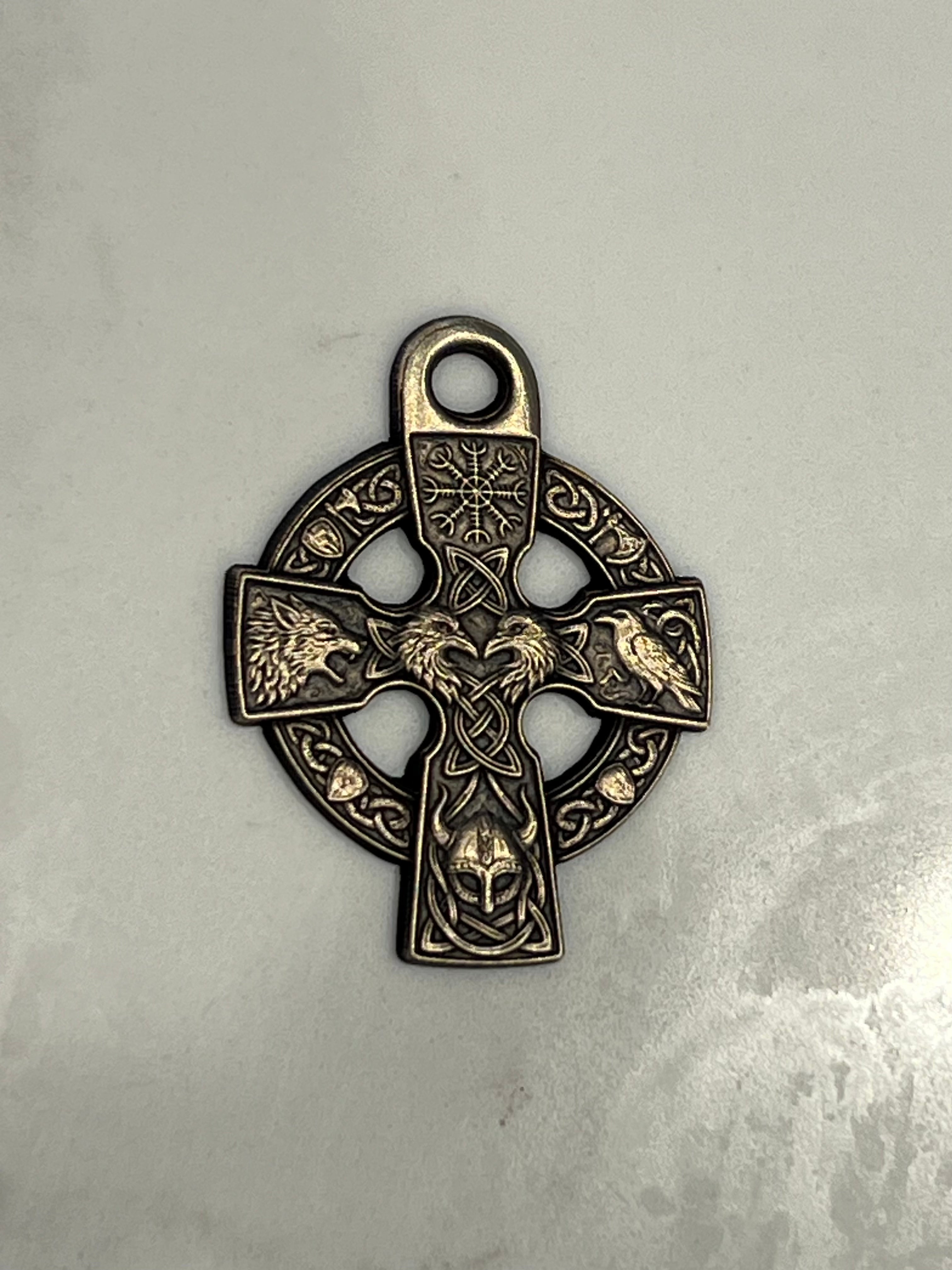 Viking Cross Pendant -- Digital Download -- Depthmap, SVG, & XCS File.
