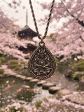 Samurai Pendant Digital Download - XCS File, Depthmap, & SVG Outline