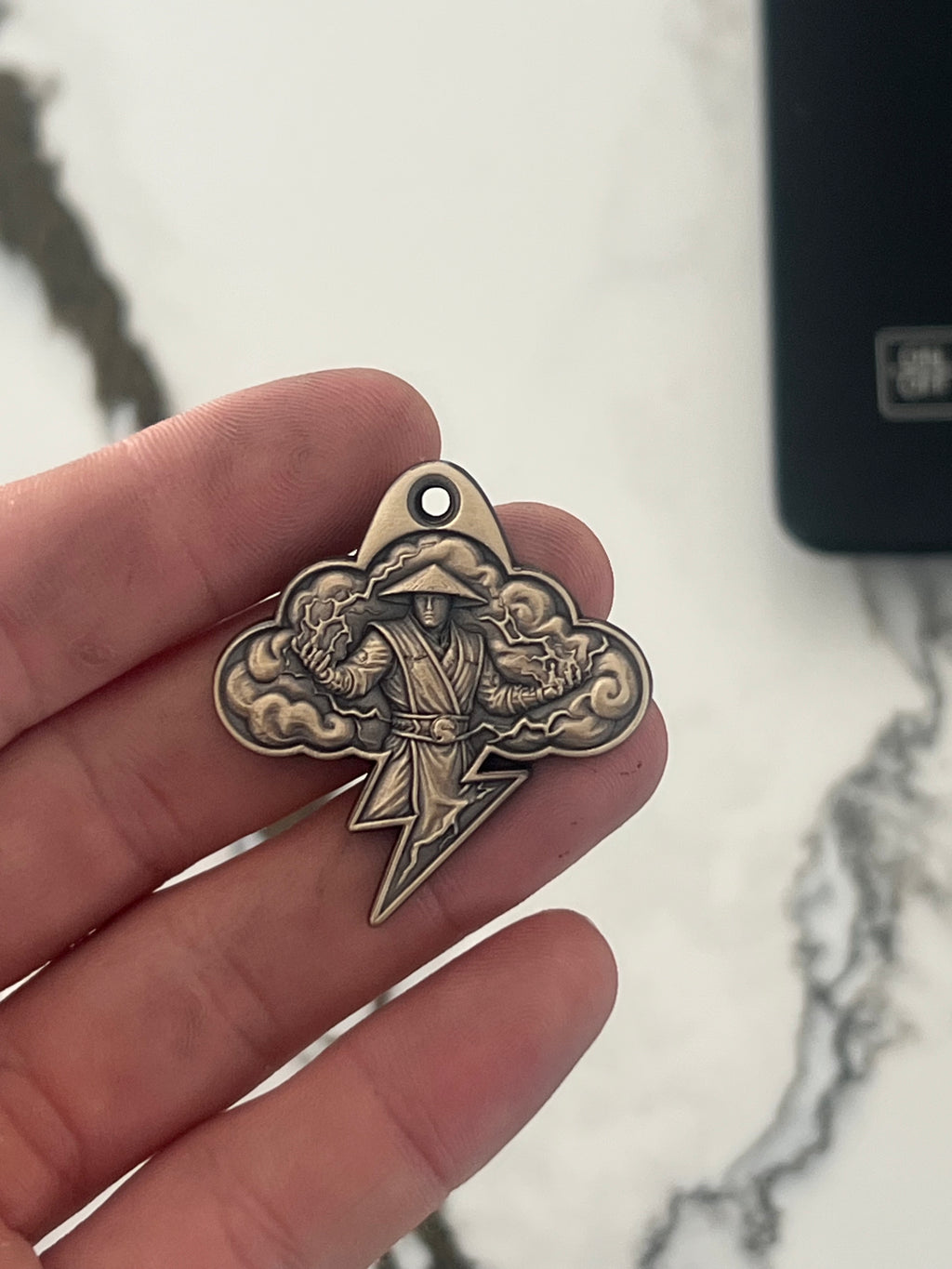 Digital Download -- Lord Raiden of MK Pendant -- Outline, Depthmap, XCS File, & Instructions